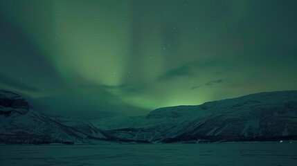 Wall Mural - Northern_lights_Aurora_borealis_in_the_sky_over