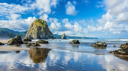 Sticker - Oregon_Coast_Nature_landscape_rugged_shoreline