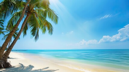 Poster - tropical_beach_and_sea_-_landscape