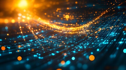 Abstract technology big data background concept.