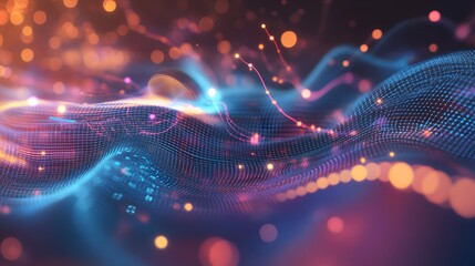 Abstract technology big data background concept.