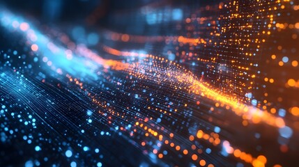 Abstract technology big data background concept.