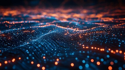 Abstract technology big data background concept.