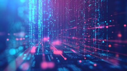 Abstract technology big data background concept.