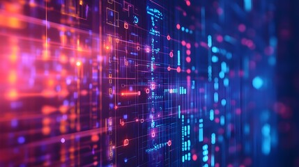 Abstract technology big data background concept.
