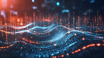 Abstract technology big data background concept.