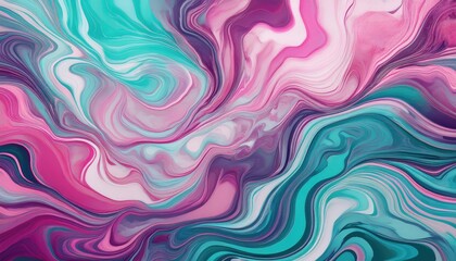 Poster - Abstract swirl of color