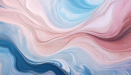 Wall Mural - Abstract swirling blue & pink