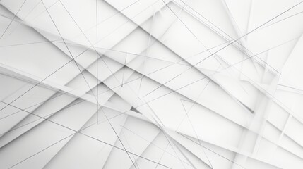 Poster - minimalist geometric background with intersecting diagonal lines, forming dynamic shapes on a white 