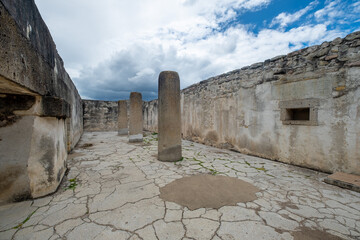 Poster - The pre-columbian archeological site of Mitla in Oaxaca, Mexico