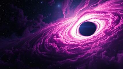 Black Hole images, Cosmic Energy Swirl, Majestic Black Hole in Deep Space