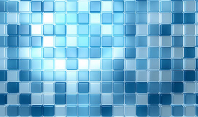 Wall Mural - abstract background with squares-generative ai