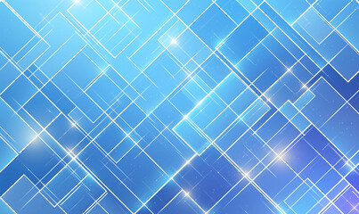 Wall Mural - abstract background with squares-generative ai