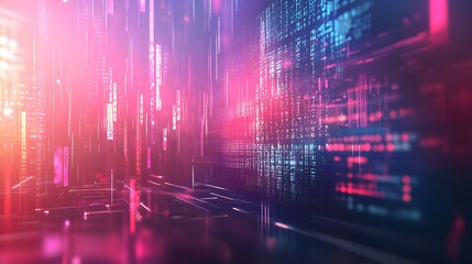 abstract futuristic fade computer technology business background. 