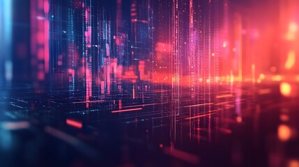 abstract futuristic fade computer technology business background. 