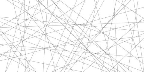 Aufkleber - Abstract black lines with white background. Creative and geometric shape with luxury pattern and paper texture design. abstract background with stripes for website design Technology background.	