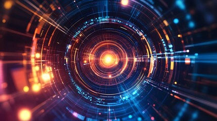 abstract futuristic fade computer technology business background. 