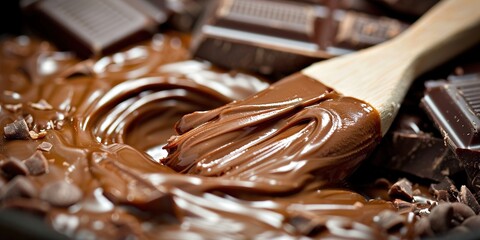 Poster - close up of chocolate