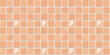 © Ice Cream Paradise - a seamless pattern of perfectly square, glossy apricot tiles with white grout