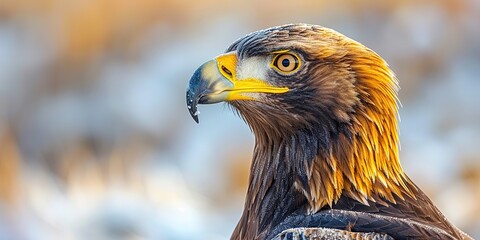 Canvas Print - portrait of a vulture