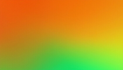 Abstract Orange and Green Gradient Background