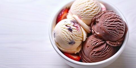 Poster - chocolate balls in a bowl