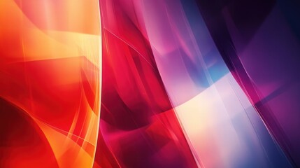 Poster - Abstract design featuring dynamic light patterns and sleek shapes, offering a contemporary and futuristic look