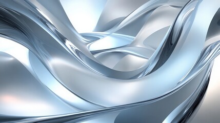 Poster - Abstract design featuring dynamic light patterns and sleek shapes, offering a contemporary and futuristic look