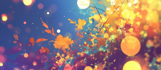 Poster - Abstract Nature Inspired Bokeh Artwork