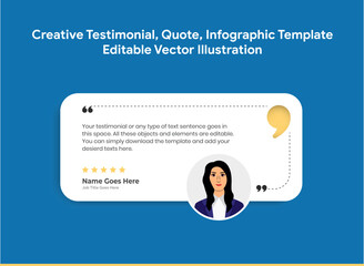 creative testimonial editable vector template, empty speech bubbles, what our clients say, quote, re
