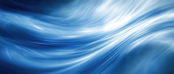 Poster - Vibrant blue abstract motion backdrop Artistic representation