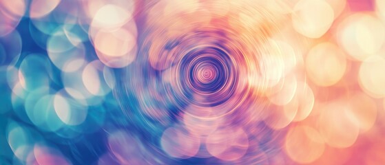 Poster - Blurred abstract background vintage geometric texture spiral design circular illustration for graphic use copy space poster or project design