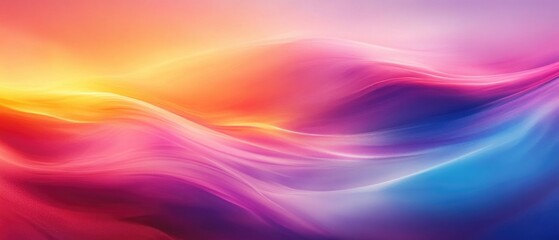 Poster - Fantasy abstract backdrop for screensaver featuring trendy colors of the year