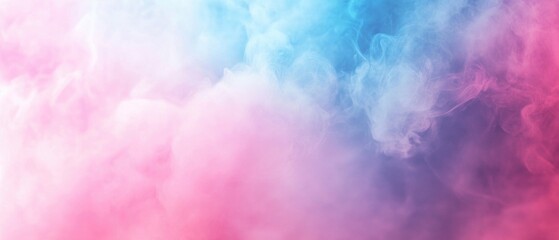 Poster - Abstract blurred background featuring shades of pink and blue suitable for design purposes and web banners