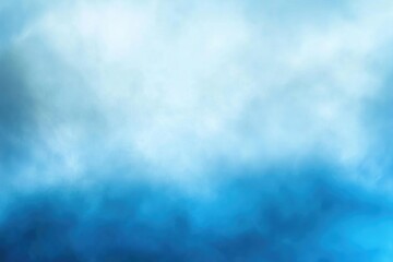 Poster - Blurred abstract background featuring a smooth gradient transitioning from blue tones