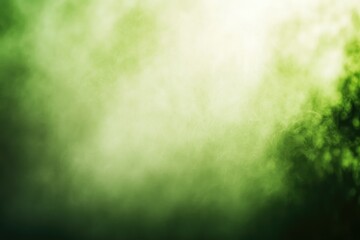Poster - Abstract blurry background with a green tint perfect for adding text or creating a visually appealing backdrop
