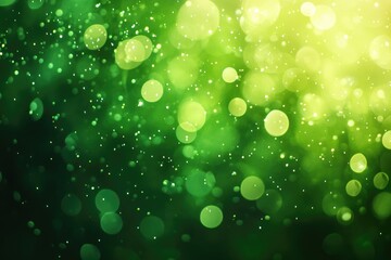 Aufkleber - Abstract green background image featuring a beautiful bokeh gradient Perfect for use as a backdrop or in graphic design projects