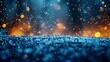 © Arifin Studio - winter night background. magic night snowfall in park. Mist snow blizzard storm. Many snowflakes, cold temperature