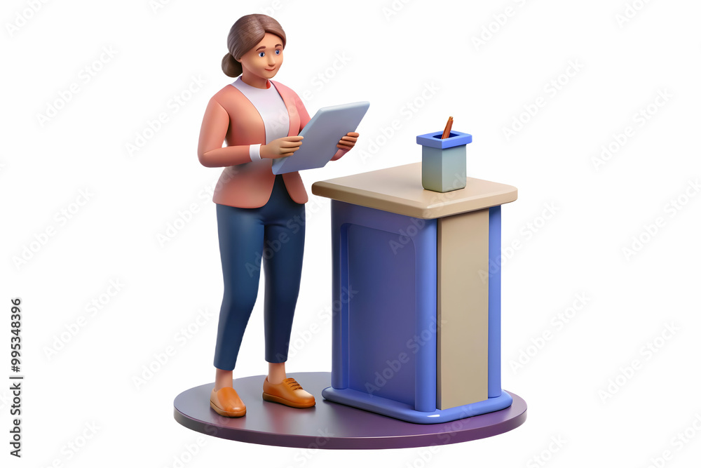 Flat Candid Image of Activist Signing Equal Rights Petition at Advocacy ...