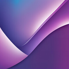 Poster - An abstract design featuring smooth, flowing gradients of purple, pink, and blue hues with elegant curves and soft lighting. The modern composition creates a calming and futuristic visual effect.