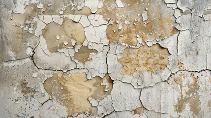 Poster - Weathered Stucco Background with Concrete Paint