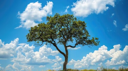 Aufkleber - Tree against a blue sky
