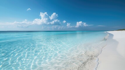 White Sea and Blue Beach