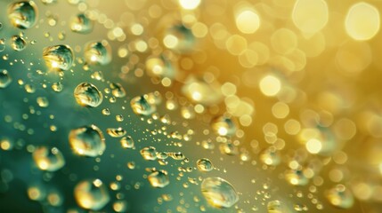 Poster - Water droplet background in close up