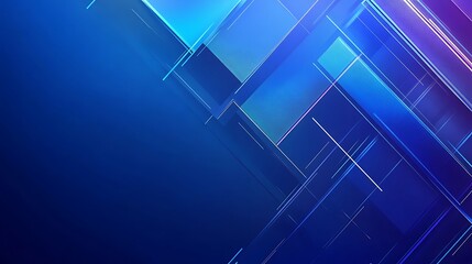 Modern blue abstract background with futuristic diagonal lines and digital elements. Perfect for tech or corporate designs.