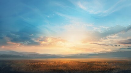 Poster - Morning sky