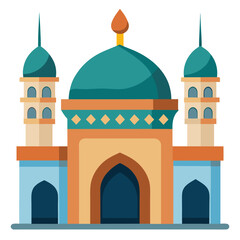 Wall Mural - Masjid vector illustration