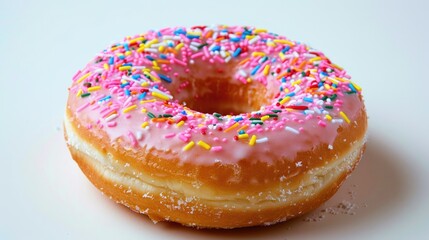Poster - Indistinct picture of a delicious doughnut a common food idea