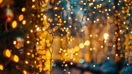 Poster - Holiday light blur backdrop