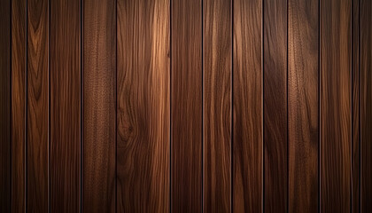 Wall Mural - vertical grained wood board texture background dark brown wood grain veneer backdrop